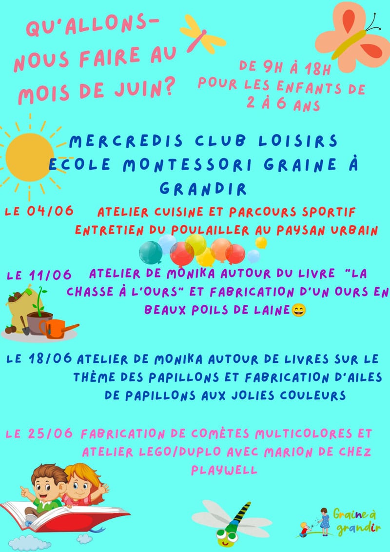 Programme de juin atelier 